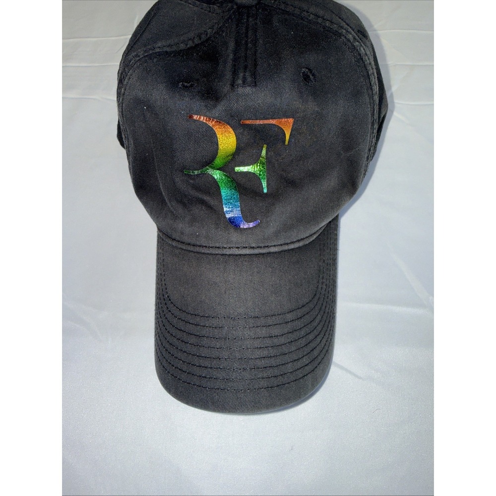 Nike Legacy91 RF Roger Federer 2016 US Open Black Iridescent Tennis Hat Cap - Picture 10 of 10